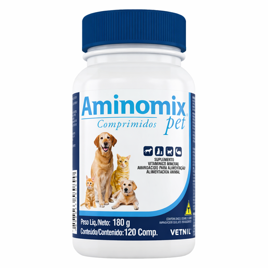Aminomix® Pet Vetnil – Vitaminas y Aminoácidos para Perros y Gatos