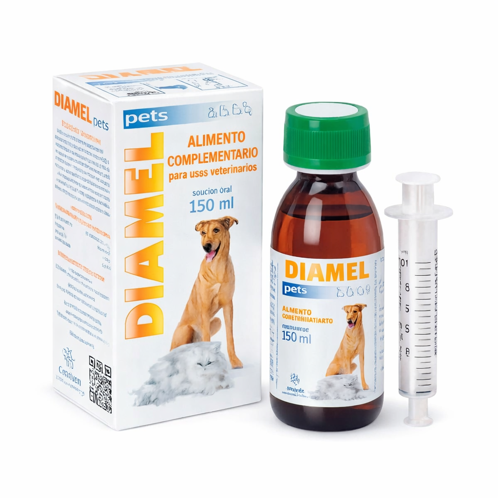 Diamel® Solución Oral Complementaria para Perros y Gatos
