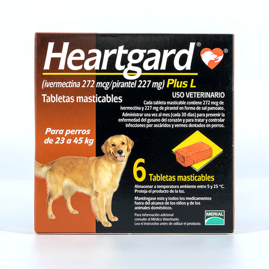Heartgard Plus® Antiparasitario para Perros - Protección: 1 meses