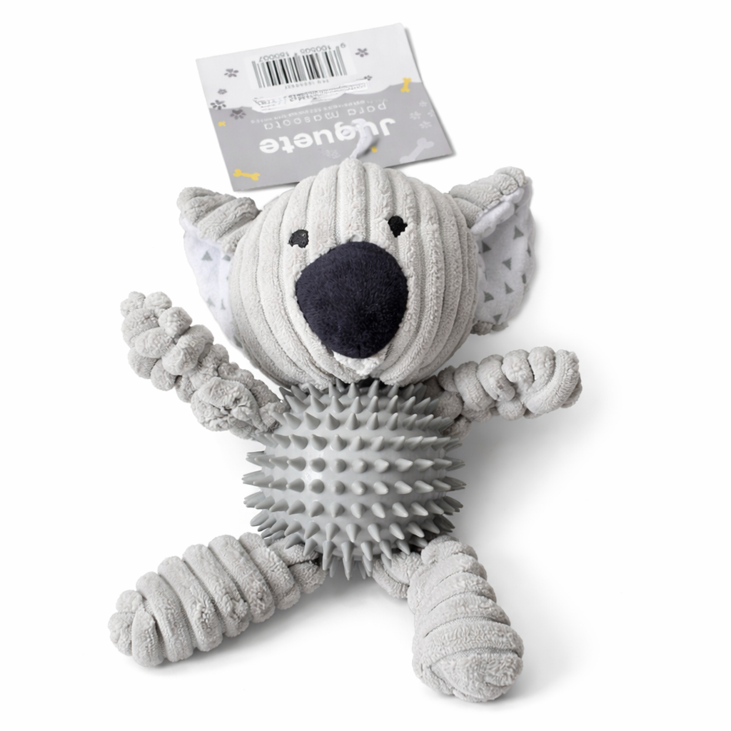 Koala Dog Toy with Textured Ball