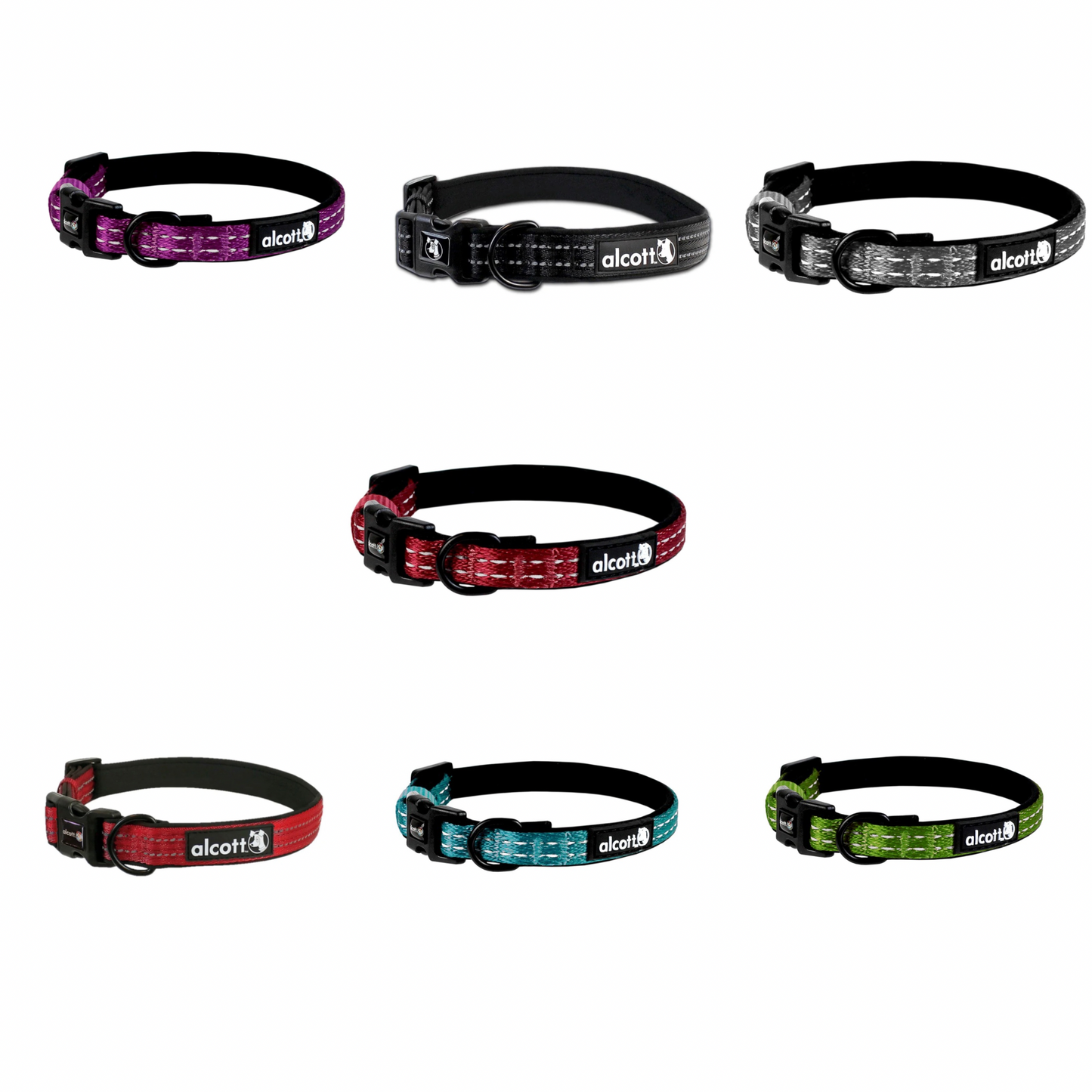 Alcott® Reflective Dog Collar – Size S