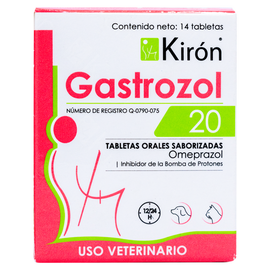Gastrozol® 20 (Omeprazol) Tableta Oral Saborizada – Perros y Gatos