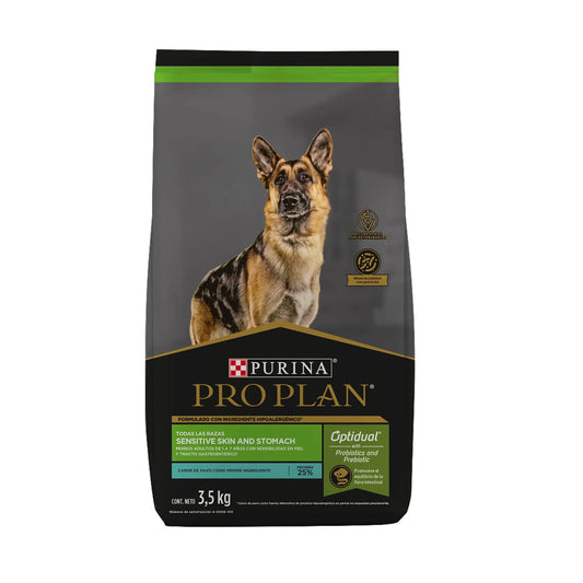 Purina Pro Plan Sensitive Skin & Stomach – Alimento Seco para Perros Adultos