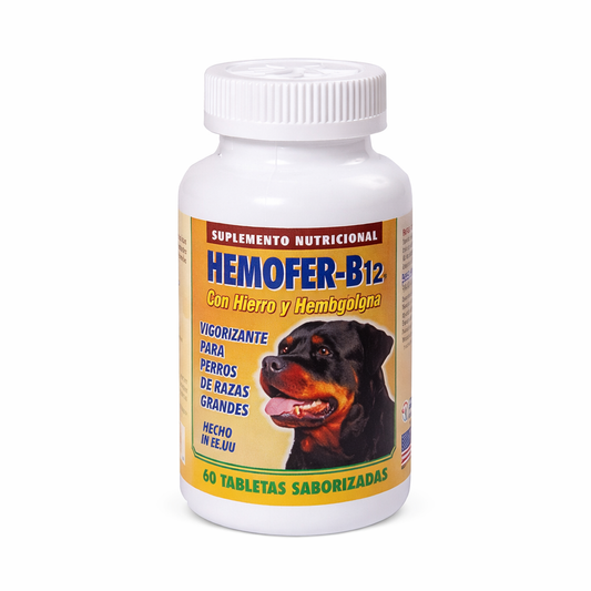 HEMOFER-B12® – Suplemento Nutricional con Hierro y Vitamina B12 para Perros y Gatos