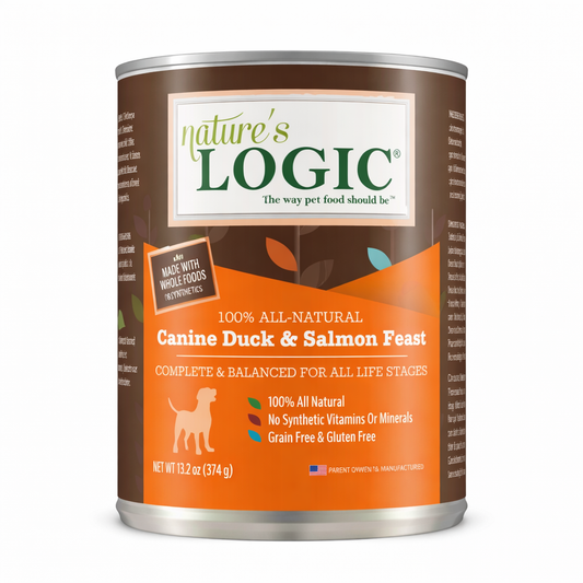 Nature’s Logic Canine Duck & Salmon Feast – Lata para Perros