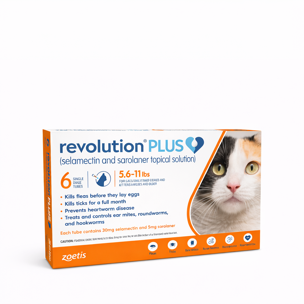 Revolution Plus® Solución Tópica Antiparasitaria para Gatos
