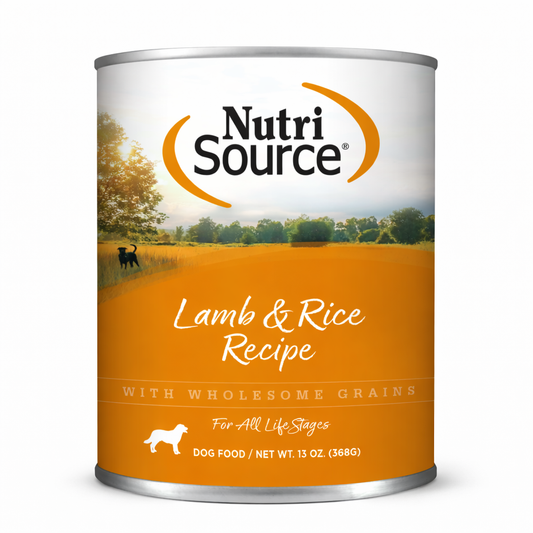 NutriSource® Lamb & Rice Recipe – Lata para Perros