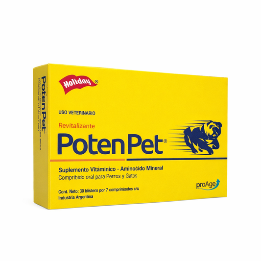 PotenPet® – Suplemento Vitamínico, Aminoácido y Mineral para Perros y Gatos