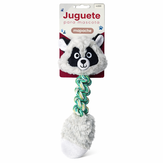 Juguete para Perro Mapache con Cuerda