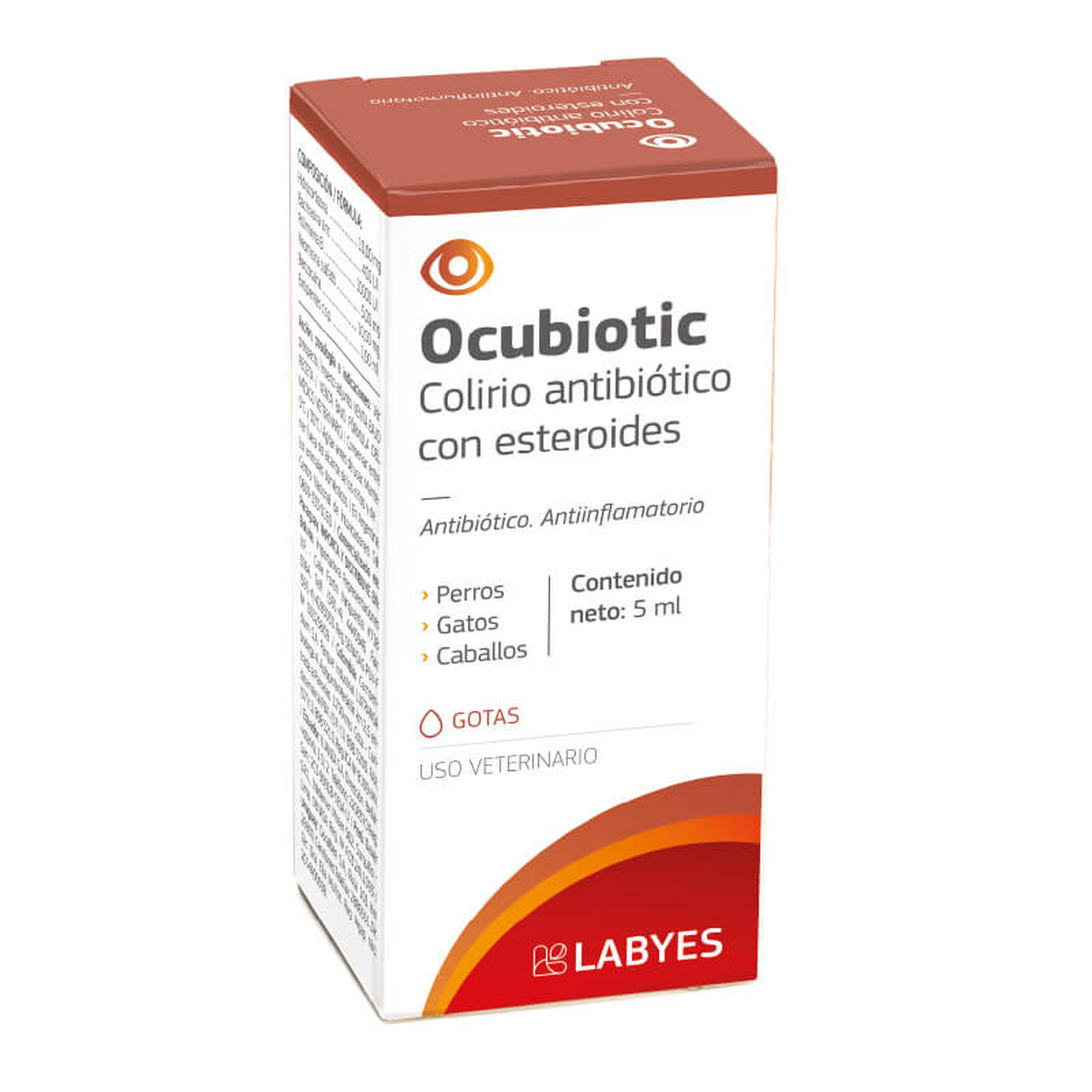 Ocubiotic® CE – Antibiotic Eye Drops with Steroids for Veterinary Use (5 ml)