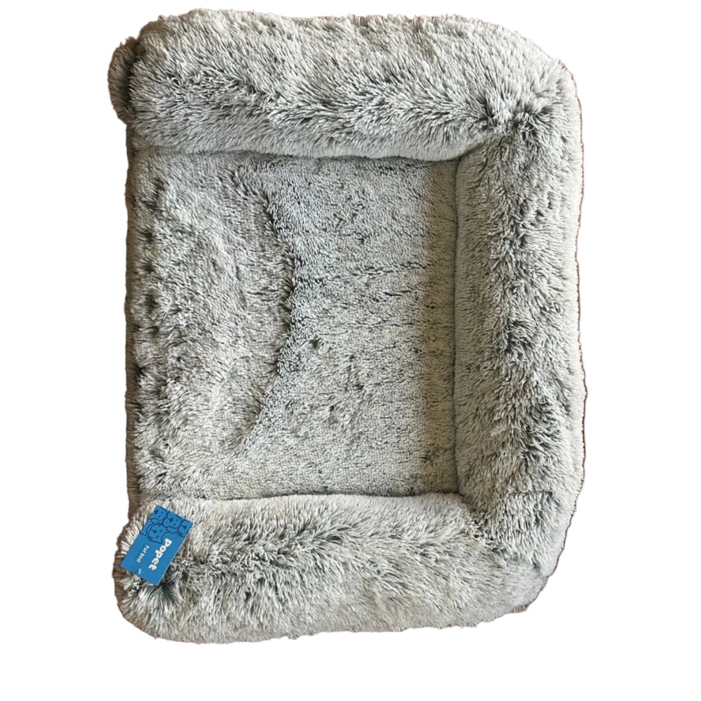 Popet Soft Padded Grey Pet Bed
